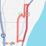 bell to stormonth  route map