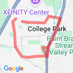 Joe & Amanda route map
