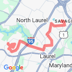 Side by Side Ride 20 miles route map