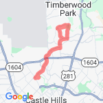 Stone oak loop route map