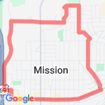 Jon's 5 Mile route map