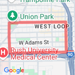 Greek Town 5k route map