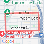 Greek Town 5k route map