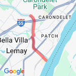 River city casino run route map