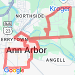 10 Mile Run route map