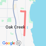 5k | SM South to OC route map