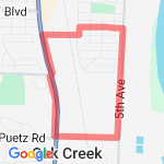 5K | SM 32/Puetz Loop route map
