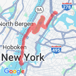 Roller Blading Day route map