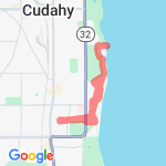 Down to the hill route map