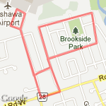 Ryan's \Route 1 route map