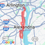 First Long Bike Trip route map