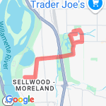 Reed College route map