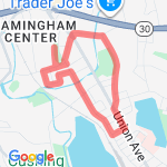 Maple-Walnut loop route map