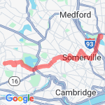 home from work route map
