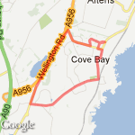 Cove 6k route map