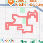 4.4 miles from Home route map