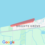 East on Lake route map