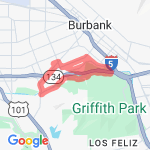 Forrest Lawn Loop route map