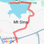 Cedar beach route map