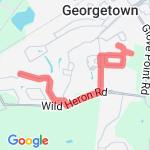 meandering route map