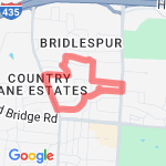 Home to Wornall Loop route map