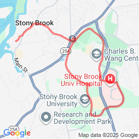 Sidewalks - 10.91 Km route in Stony brook
