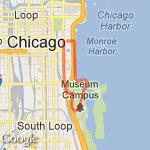 Soldier Field route map