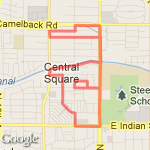 4.5 miler route map