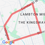 Dundas route map