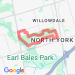 North York Cemetary route map