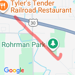 First Loop route map