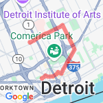 Work/Hub - Walking route map