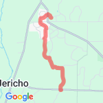 Country lane route map