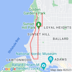 Ballard 5K Run & Walk - 4.83 Km route in Seattle