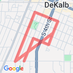 North to South Big Block route map
