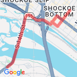 2mi Run to Floodwalk route map