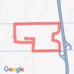 hillside run route map