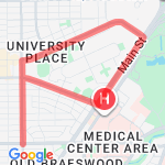 Rice 4 Miles route map