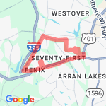 10 mile more accurate route map