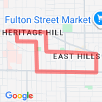 Grace Hunger Run route map