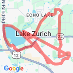 Bike route route map