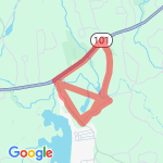 Camp Rd/101 route map