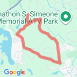 Jen's 5 Miler route map