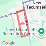 Derek & Stacey's route map