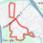 Castaldo/Hawthorne route map