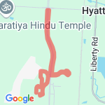 Light Up the Night route map