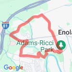 Mountain View route map