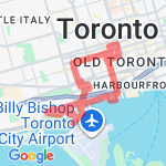 Toronto Run route map