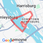 The Harrisburg Experience route map