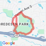 Edina - Bredesen with Aidan route map